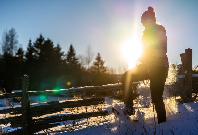 Snowshoeing